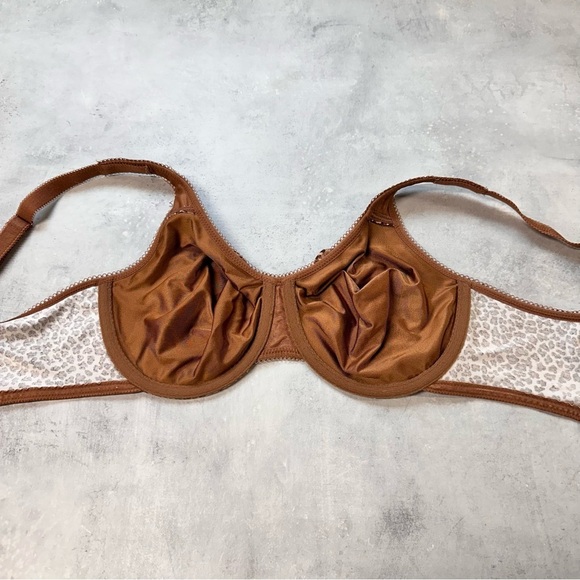 Wacoal Bra 34DD Animal‎ Print Basic Beauty Full Figure Seamless Underwire - Picture 9 of 9